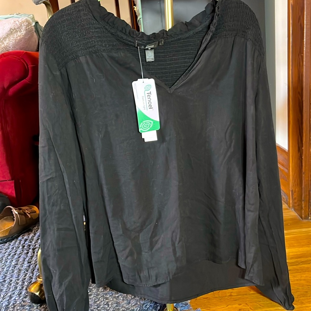 Aqua Tencel shirt